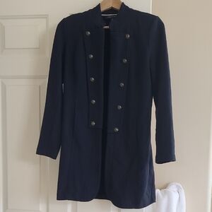 Tommy Hilfiger Navy Military Style Women's Blazer